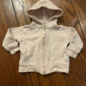 Burts Bees soft pink organic cotton sweatshirt